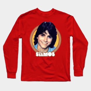 John Stamos -- Retro Fan Art Long Sleeve T-Shirt